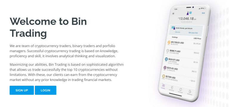 Bin Trading Review ( bin-trading.com Warning )