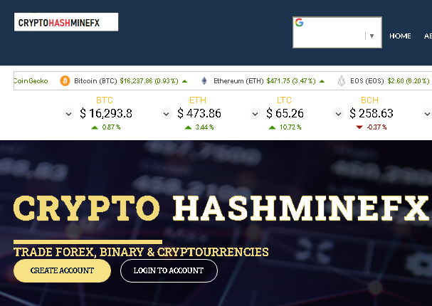 Crypto Hashminefx Review (Scam)