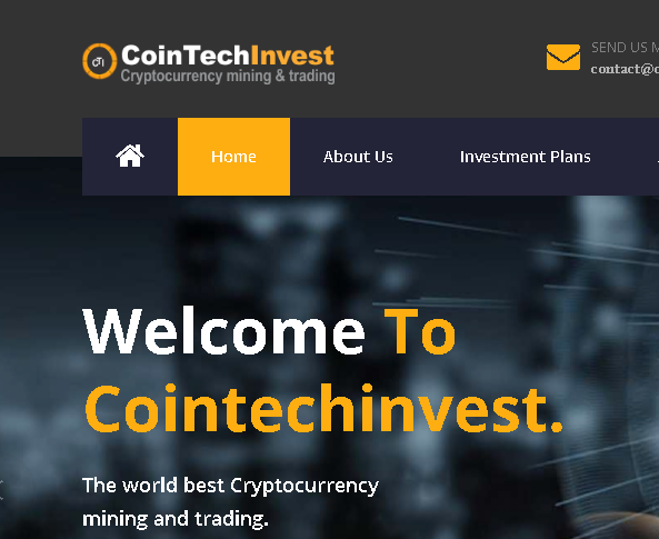 CoinTechInvest Review ( cointechinvest.com Scam )