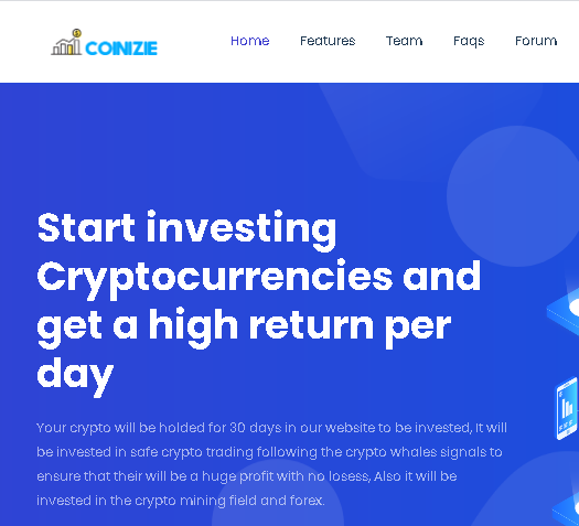 Coinizie Review (coinizie.com Not Recommended)