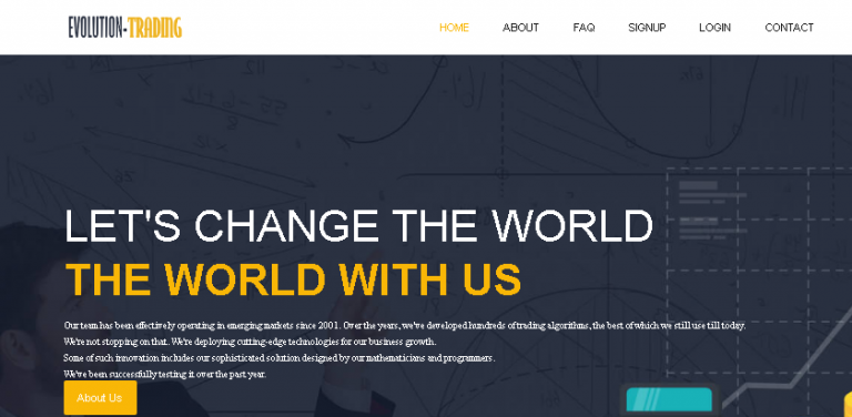 Evolution Trading Review ( evolution-trading.ltd is Scam )